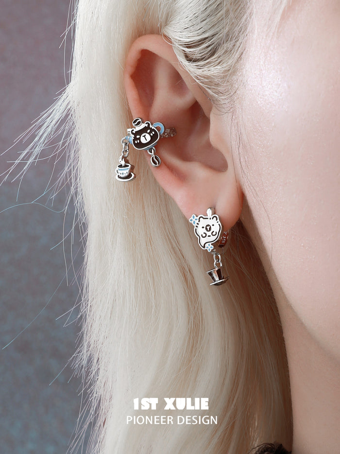 1STXULIE Superior Niche Capybara Earrings T5847