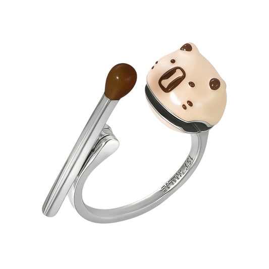 1STXULIE Superior Niche Capybara Ring T5840