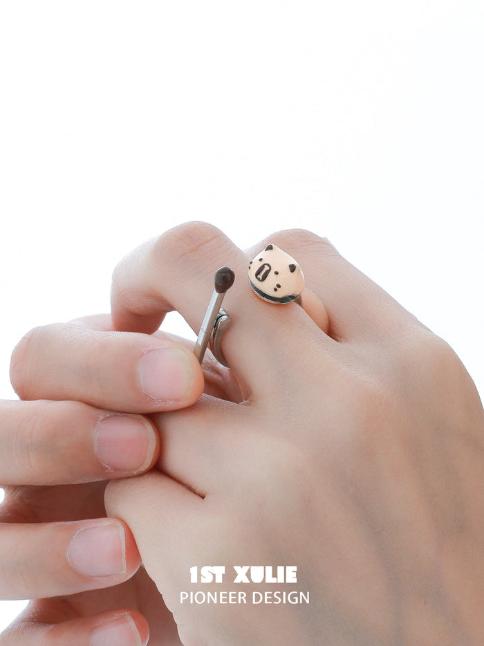 1STXULIE Superior Niche Capybara Ring T5840