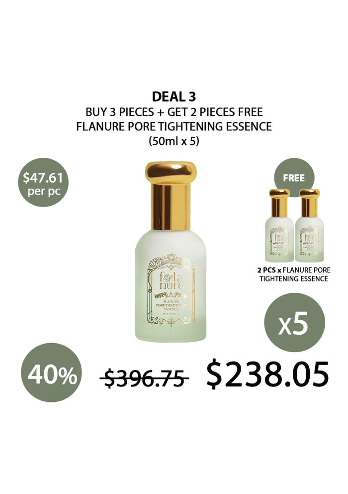 (BUY 3+2 FREE) FLANURE PORE TIGHTENING ESSENCE