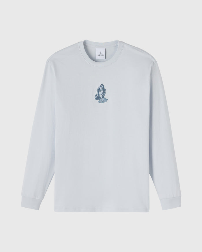 6 God Long-Sleeve Tee - Kyanite Blue