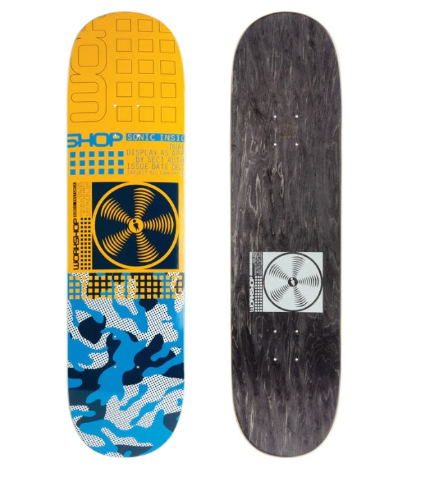 ALIEN WORKSHOP DECK SONIC INSIGNIA BLUE 8.5"
