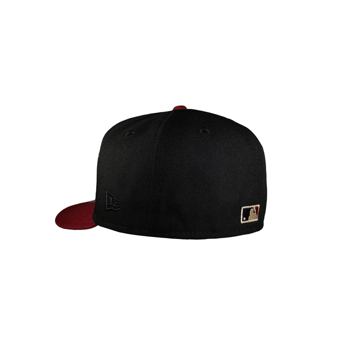 Arizona Diamond Backs Kanji Logo Black and Burgundy