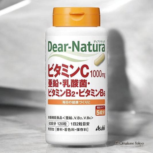 Asahi Dear Natura Complete Multivitamin with Vitamin C & Zinc 120 Tablets 60 Day Supply