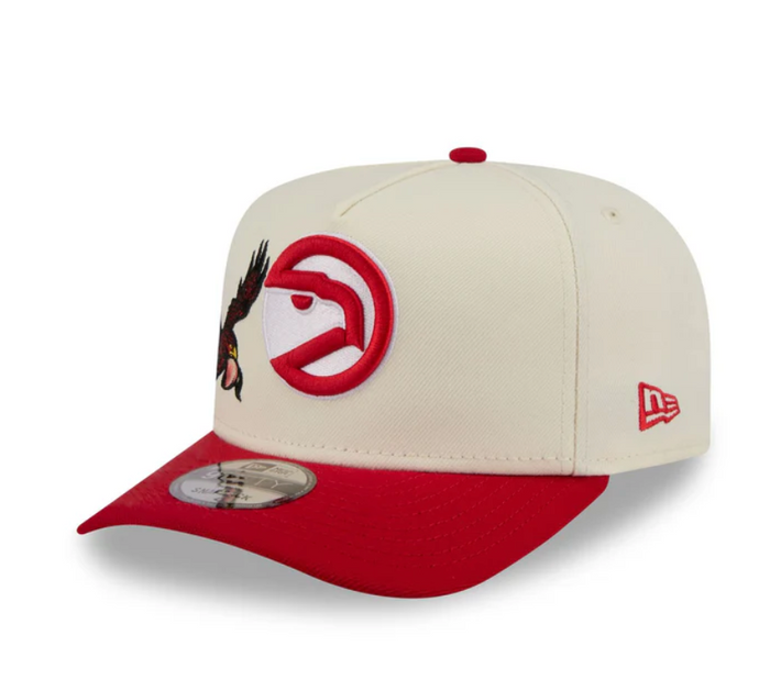 Atlanta Hawks HWC Chrome White 9FIFTY A-Frame Snapback