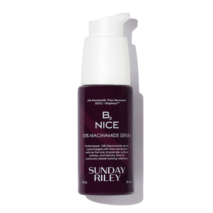 #seo: be nice 10% niacinamide sérum rééquilibrant sunday riley