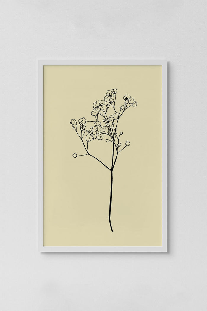 Baby's Breath Stencil Print