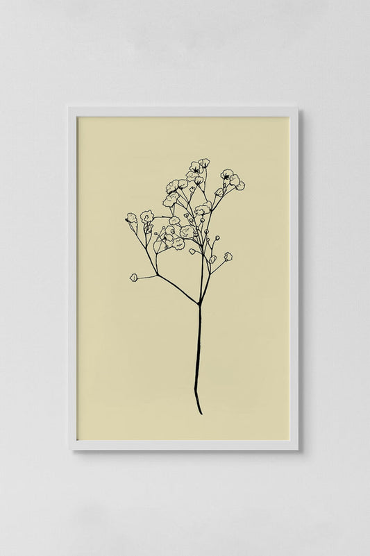 Baby's Breath Stencil Print