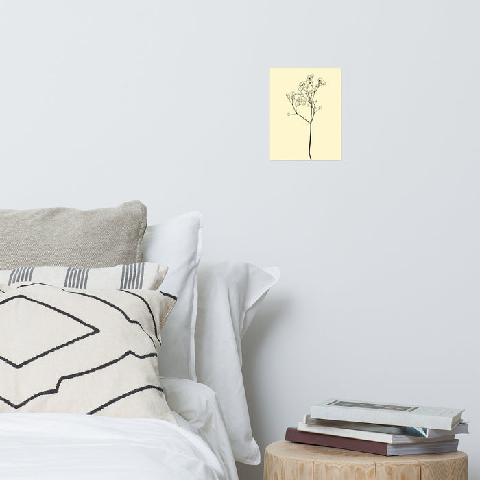 Baby's Breath Stencil Print