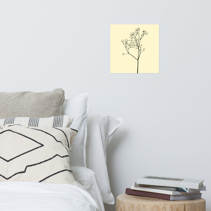 Baby's Breath Stencil Print