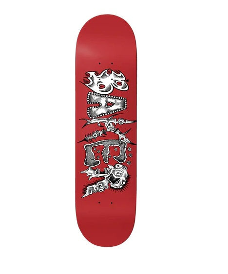 BAKER DECK ZACH ALLEN MANIC RED 8.5"