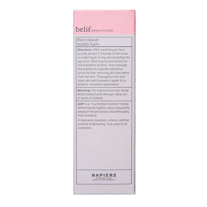 Belif Pore Cleaner Bubble Foam 3.38oz/ 100ml
