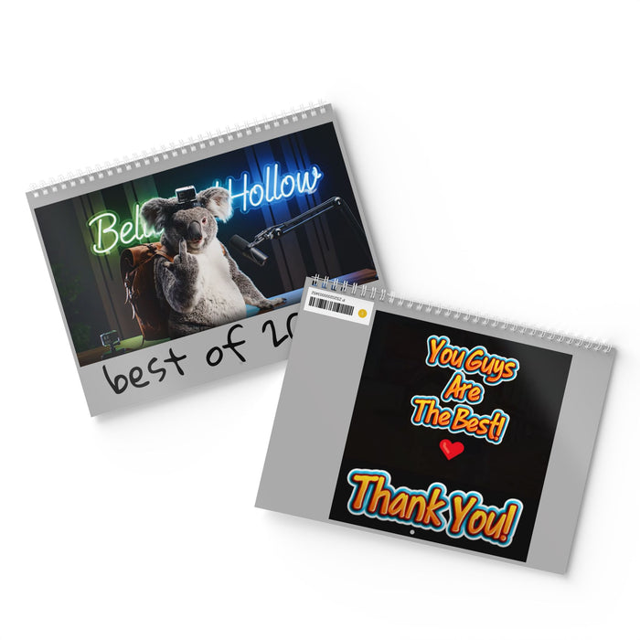 Bellbird Hollow 2026 Wall Calendar — Best of 2025