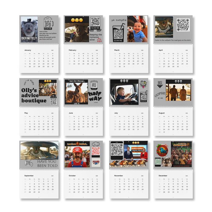 Bellbird Hollow 2026 Wall Calendar — Best of 2025