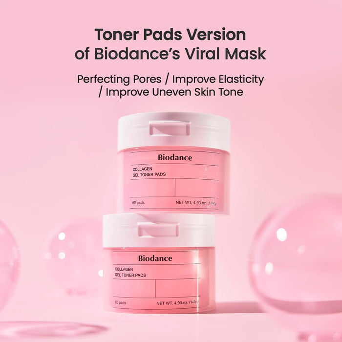 Biodance Collagen Gel Toner Pads 60 Pads 4.93oz/ 140g