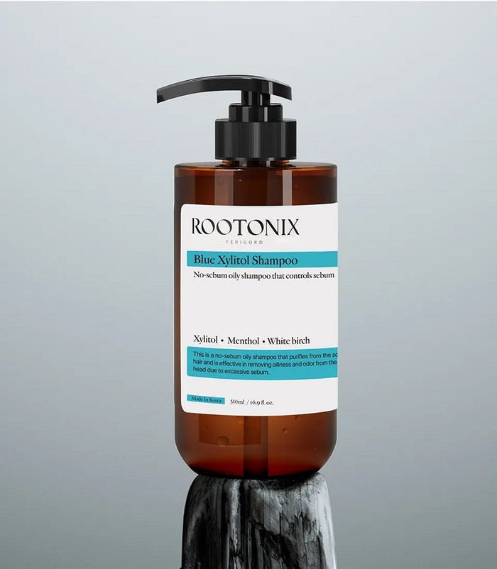 BLUE XYLITOL SHAMPOO - Sampon Delicat Special Formulat Pentru Scalpul Gras - skinseen.ro