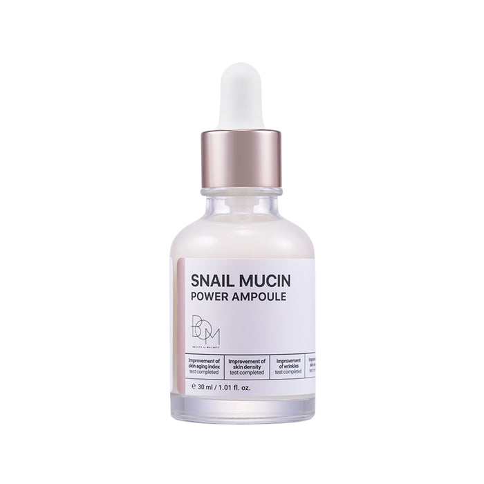 BOM Snail Mucin Power Ampoule - sraigių mucino ampulė veidui