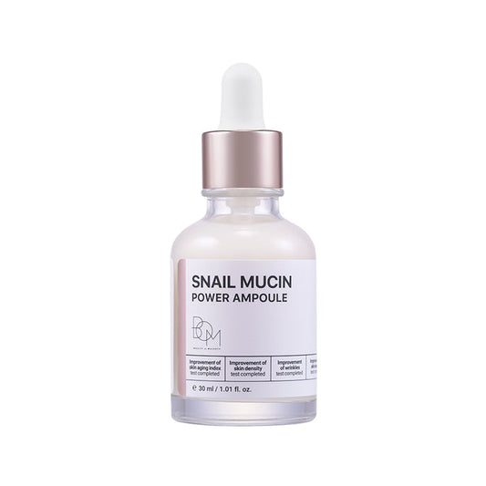 BOM Snail Mucin Power Ampoule - sraigių mucino ampulė veidui