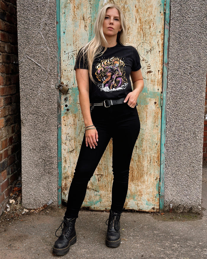 Motorcycle Resistant Women's Skinny Jean - Black