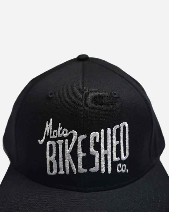 BSMC Throwback Logo Embroidered Snapback Cap - Black