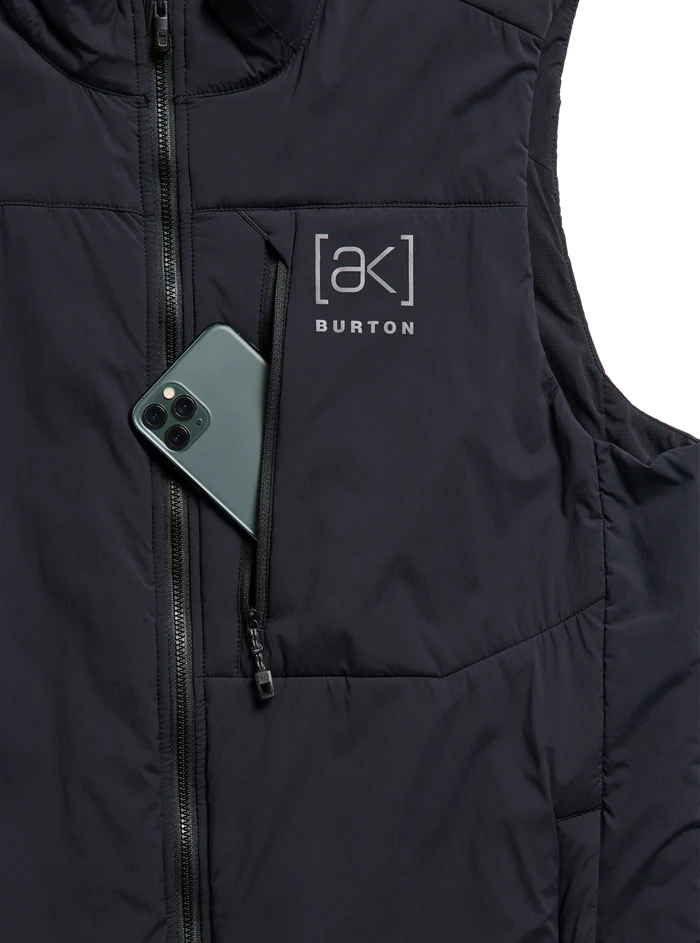 Product image of Men's Burton [ak] Helium Stretch Insulated Vest[Variant:True Black]