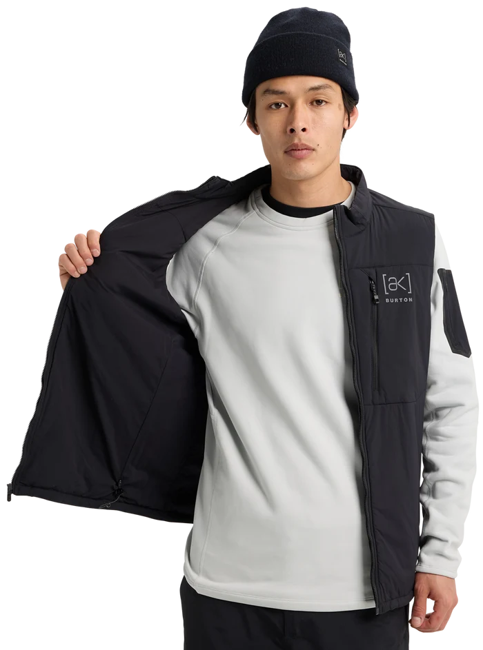 Product image of Men's Burton [ak] Helium Stretch Insulated Vest[Variant:True Black]