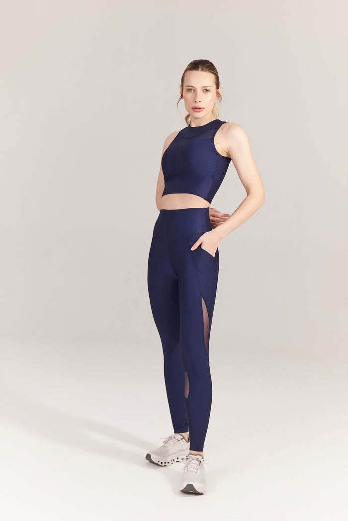 Calça Legging Marine Azul Marinho