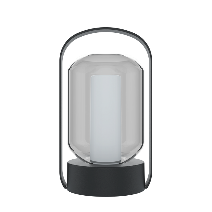 Calex - Como - Table Lantern - Flame - Black