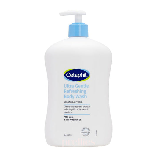 Cetaphil Ultra Gentle Refreshing Body Wash 1000ml - Pretties.com.hk