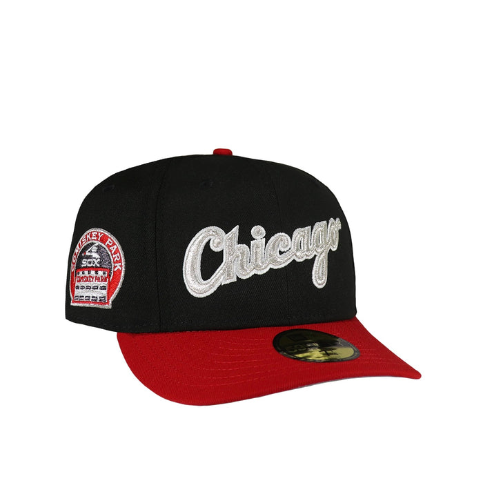 Chicago White Sox Silver Script Black and Red
