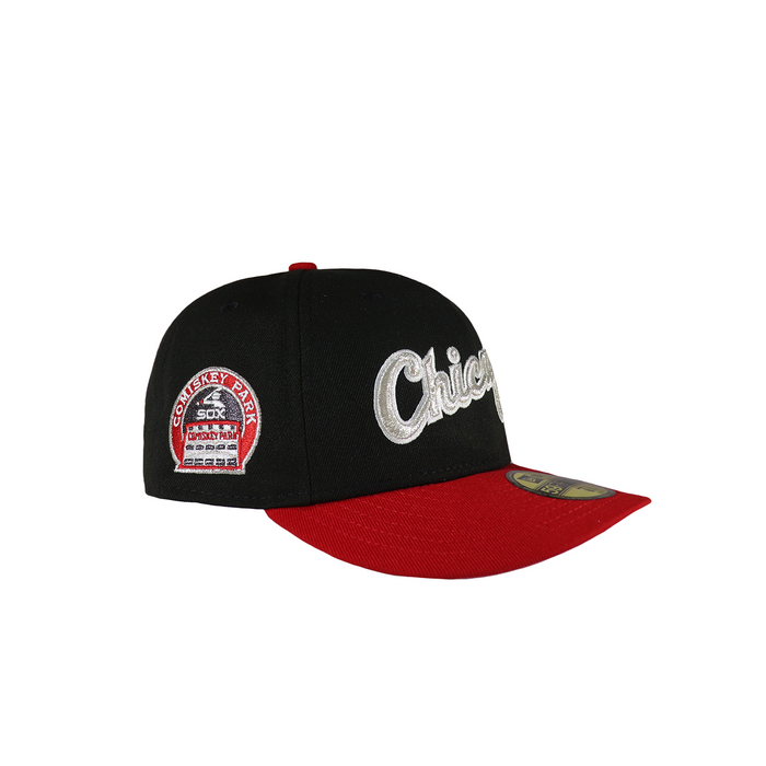 Chicago White Sox Silver Script Black and Red