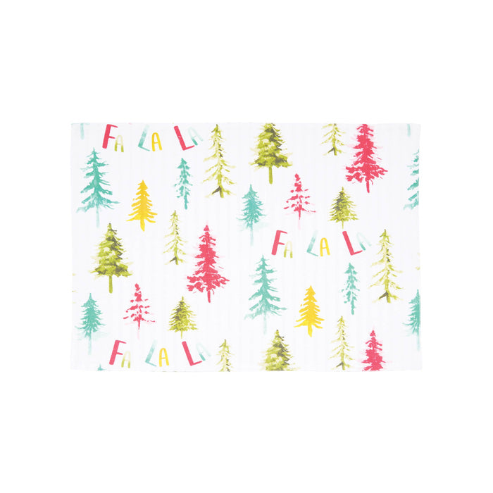Christmas Winter Wonderland Green Placemat Set of 4