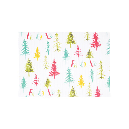 Christmas Winter Wonderland Green Placemat Set of 4