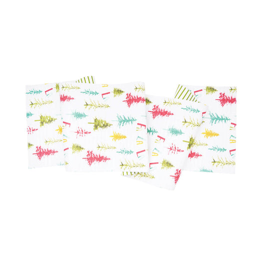 Christmas Winter Wonderland Green Table Runner