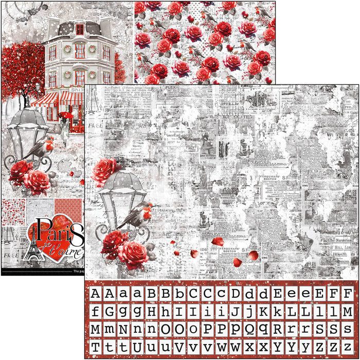 Ciao Bella - 12x12 Patterns Pad - 8/Pkg - Paris Je t’aime. “Paris Je t’aime” is an elegant and modern collection that celebrates Paris with a refined combination of white, black, and red details. Available at Embellish Away located in Bowmanville Ontario Canada.