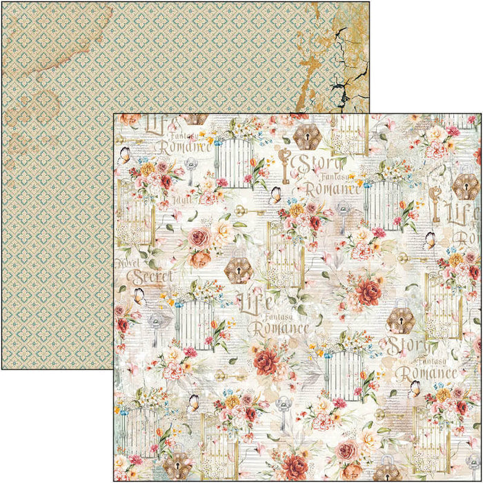 Ciao Bella - 8x8 Paper Pad - 12/Pkg - Reign of Grace. The Paper Pad 8x8 meet the need of papercrafters and cardmakers looking for smaller size than classic 12x12. It’s specially designed for our Album Binding Art line of chipboard albums. Available at Embellish Away located in Bowmanville Ontario Canada