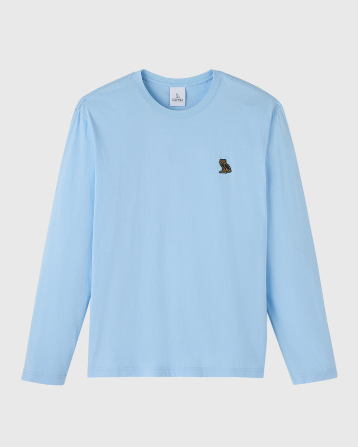 Classic Long-Sleeve Tee - Light Blue