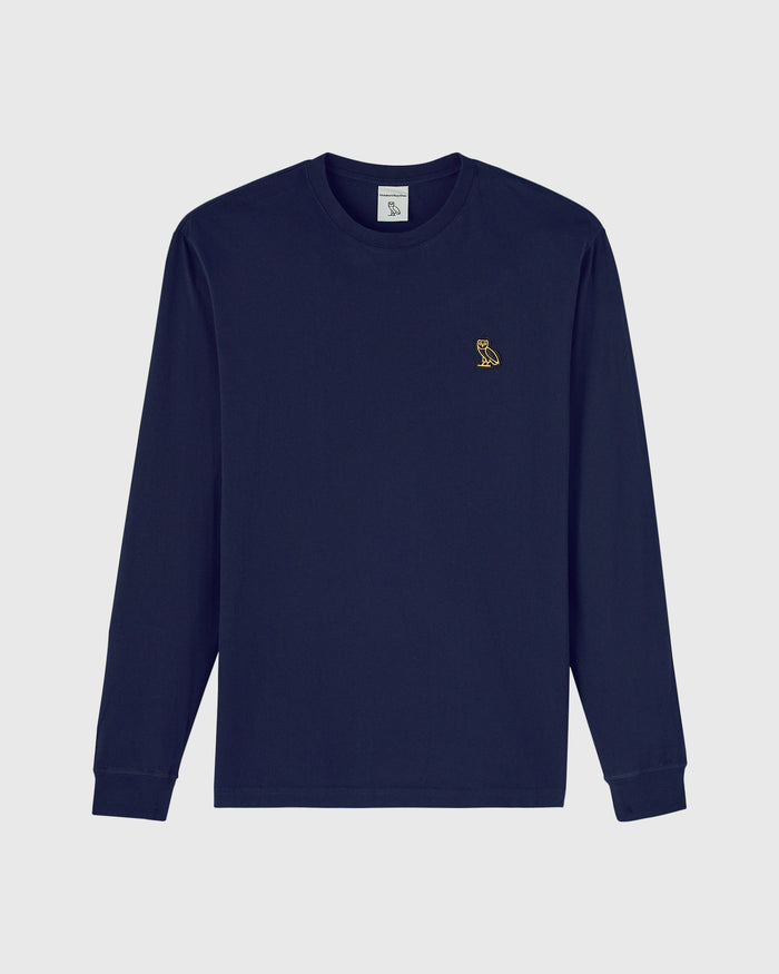 Classic Long-Sleeve Tee - Navy