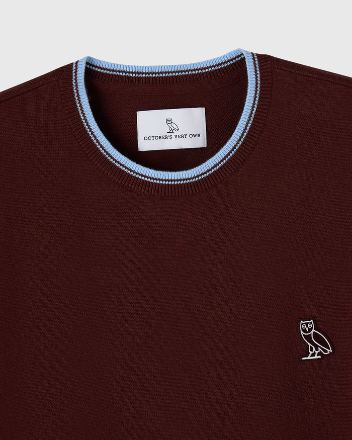 Classic Owl Sweater Tee - Cocoa
