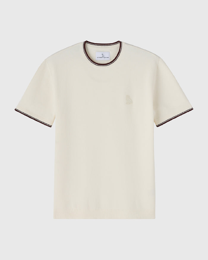 Classic Owl Sweater Tee - Cream