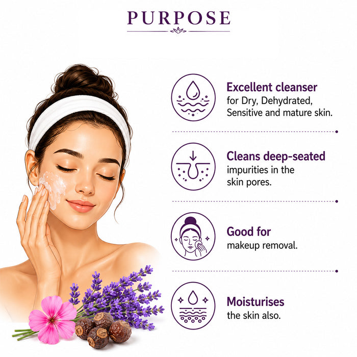Cleansing Milk – Gentle Soft Deep Hydrating Cleanser Dirt & Makeup Remover. - Keya Seth Aromatherapy