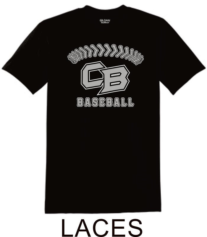 CO Baseball Basic LACES Tee- Matte or Glitter