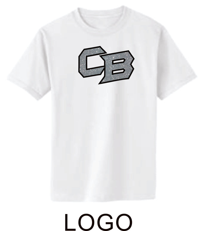 CO Baseball Basic Logo Tee- Matte or Glitter