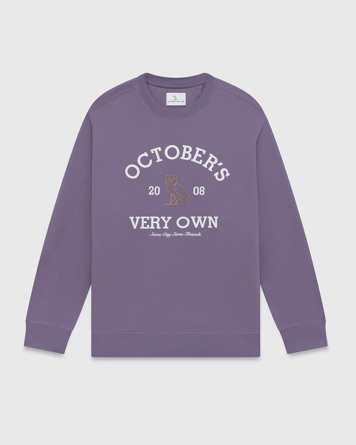 Collegiate Crewneck - Purple