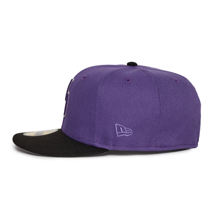 Colorado Rockies Upside down logo Purple & Black 1995 Coors Field Grey UV
