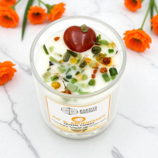 Crystal Candle Joy & Abundance