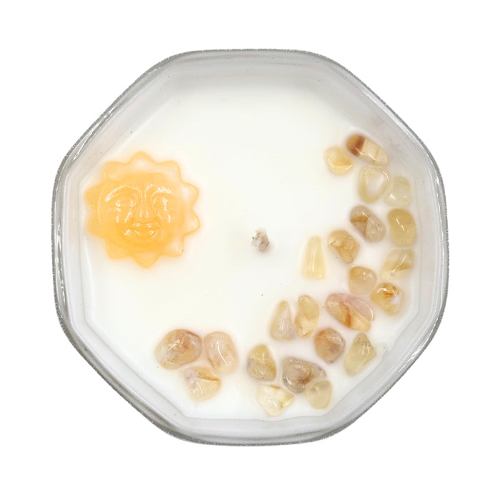 Sun Crystal Candle