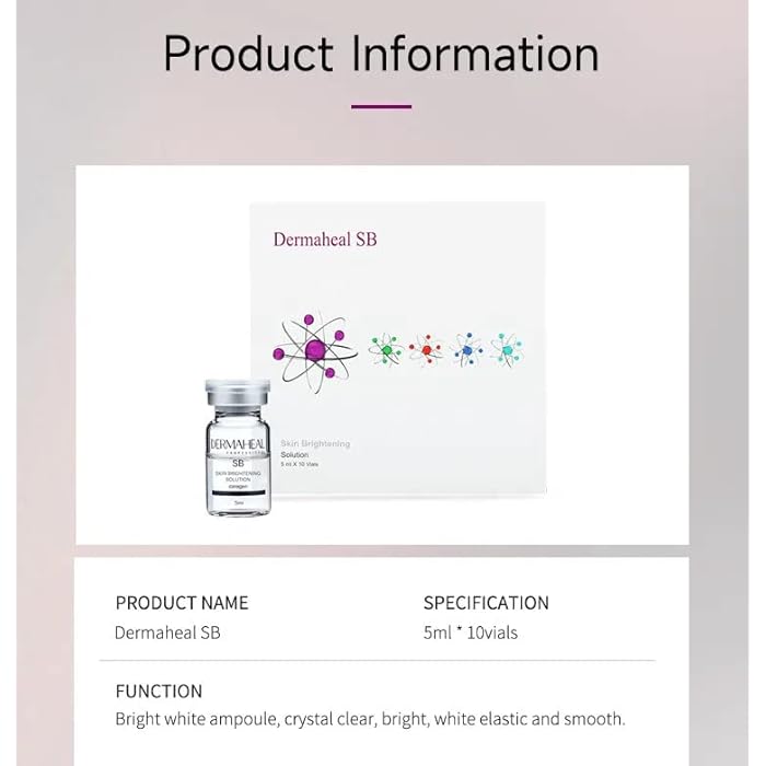 DERMAHEAL SB 10 x 5ml Skin Brightening Treatment for Hyperpigmentation - SD Cosmetics Care