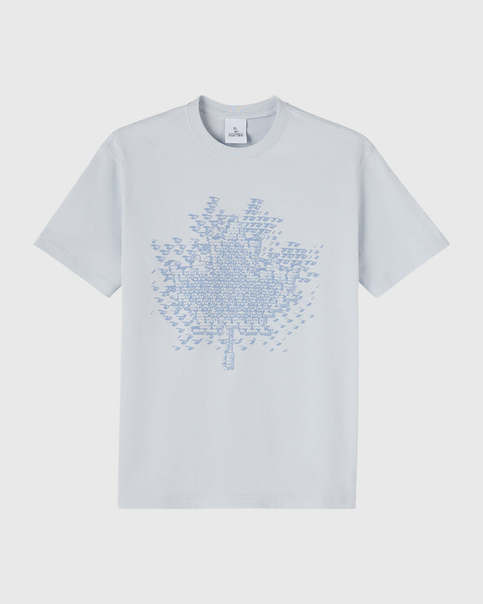 Digi Leaf Tee - Kyanite Blue