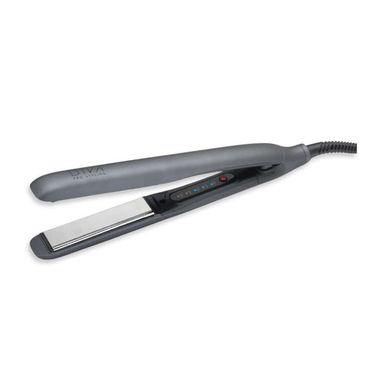 DIVA Pro Styling Precious Metals Professional - plaukų tiesintuvas, pilka spalva